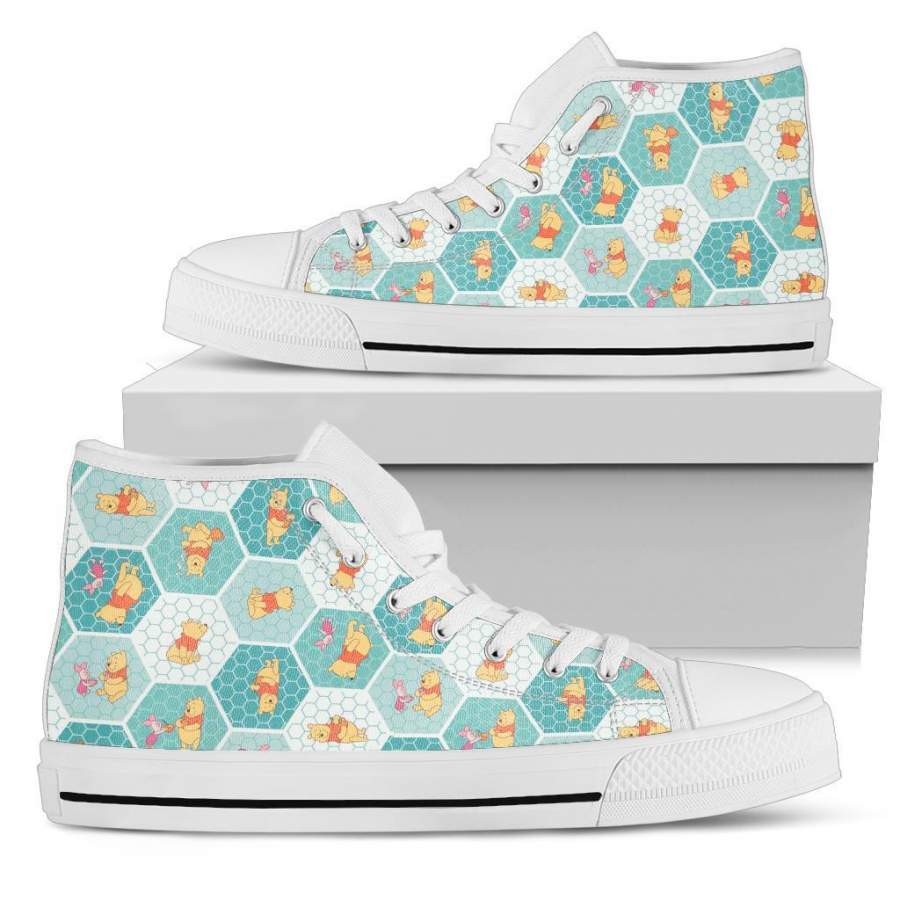 Pooh High Top Shoe White [ Express Shipping included ]