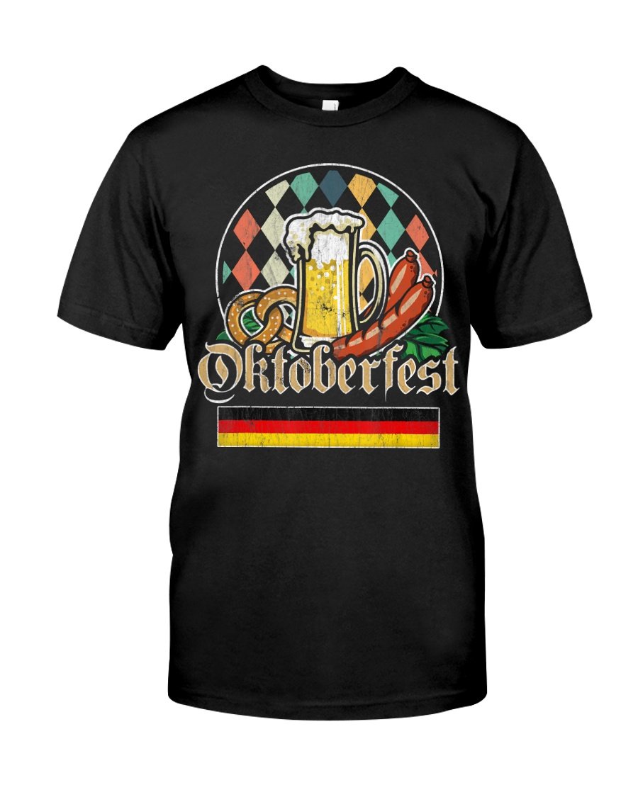 Vintage Oktoberfest Drinking Germany Beer Classic T-Shirt