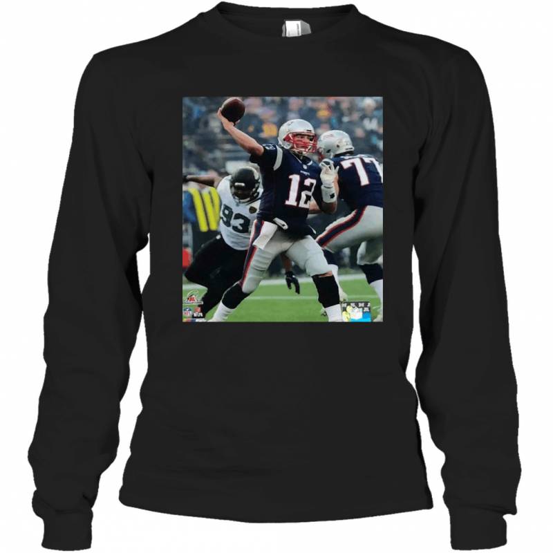 Tom Brady Framed New England Patriots AFC Championship Long Sleeve T-Shirt