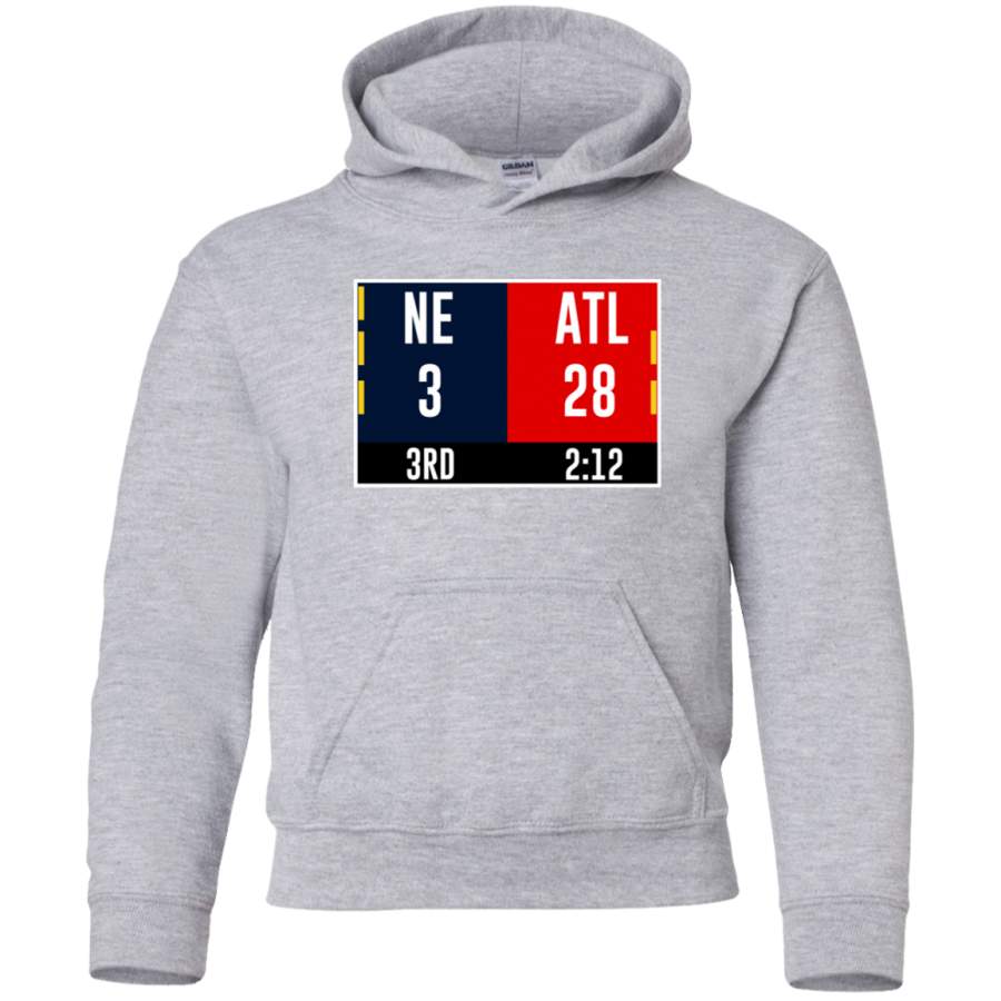 AGR NE 3 ATL 28 Final 2 Sides 1 Game Youth Pullover Hoodie