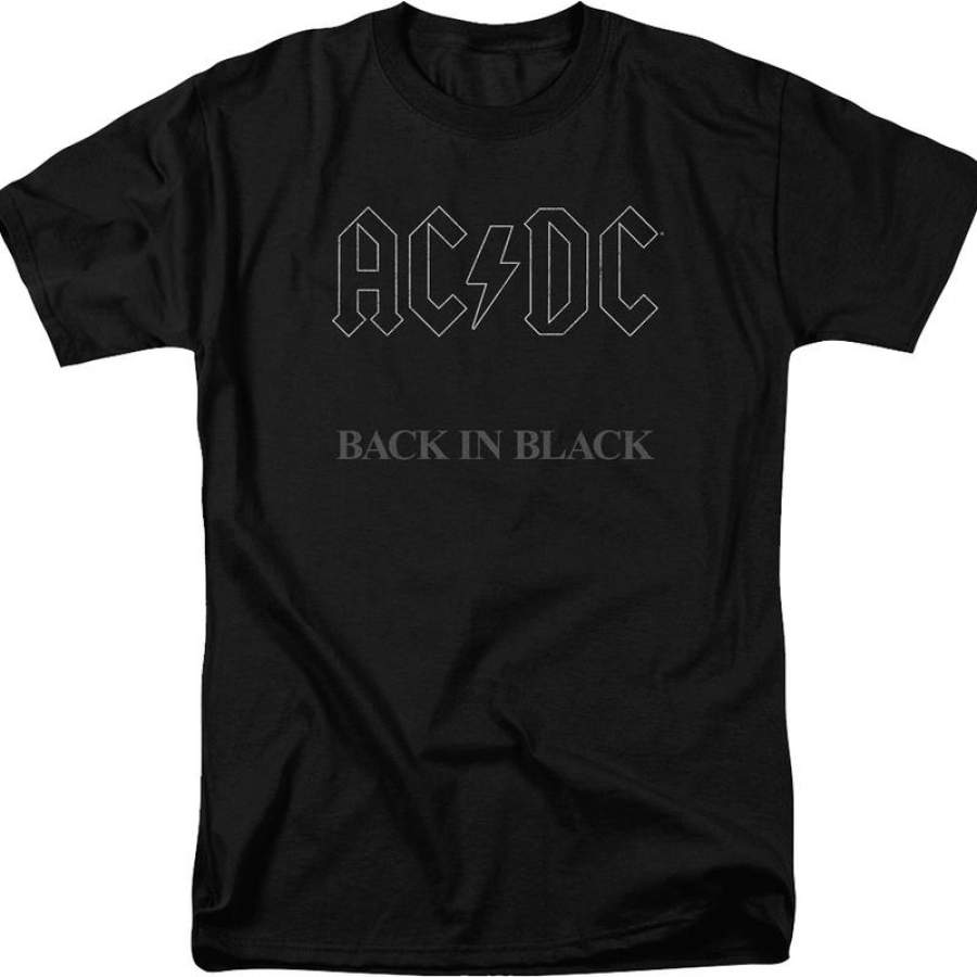 ACDC Back In Black Shirt - Love Art USA