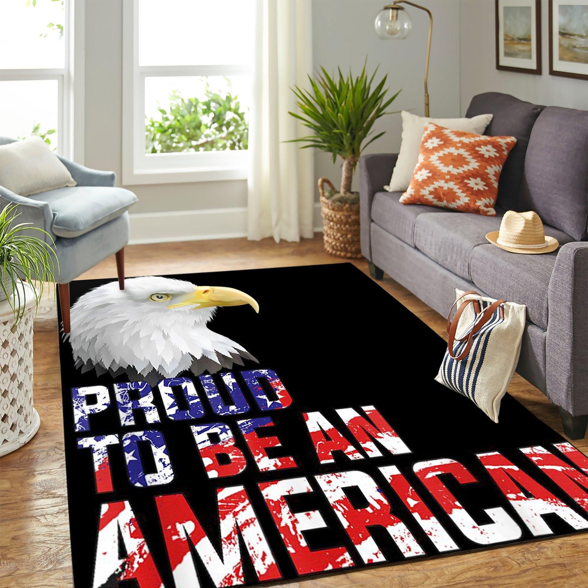 Proud American Carpet Area Rug – Home Decor – Bedroom Living Room Décor