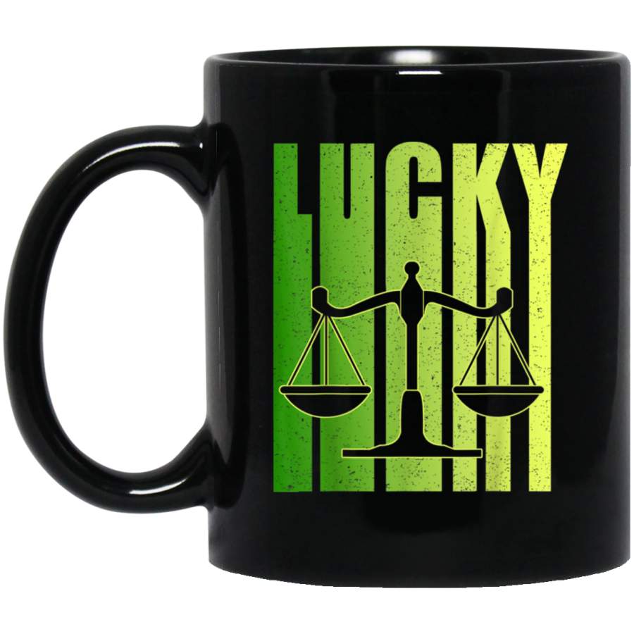 Funny Vintage Lucky Irish Lawyer St Patricks Day Gift Mug