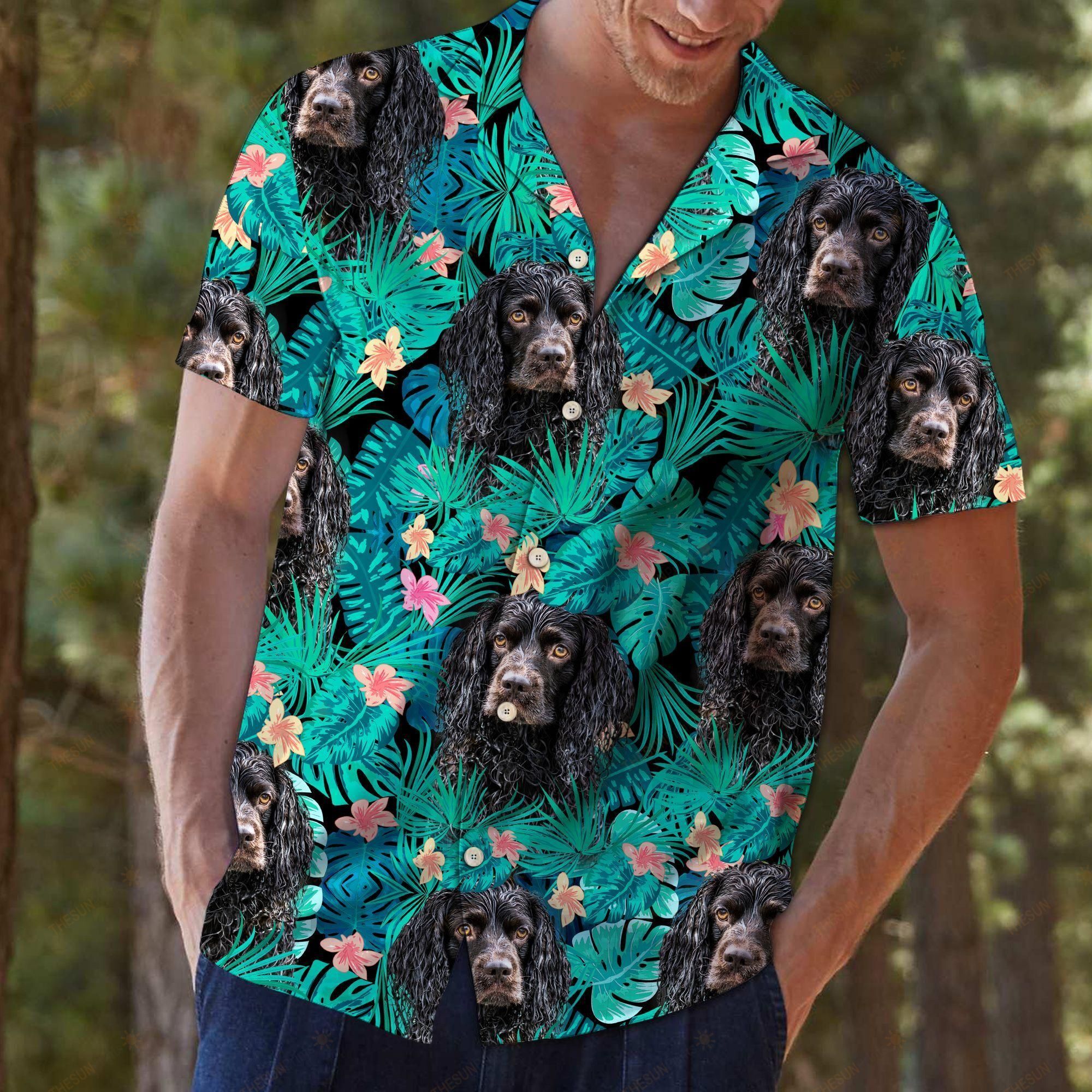 Boykin Spaniel Tropical Hawaiian Shirt Ha9567