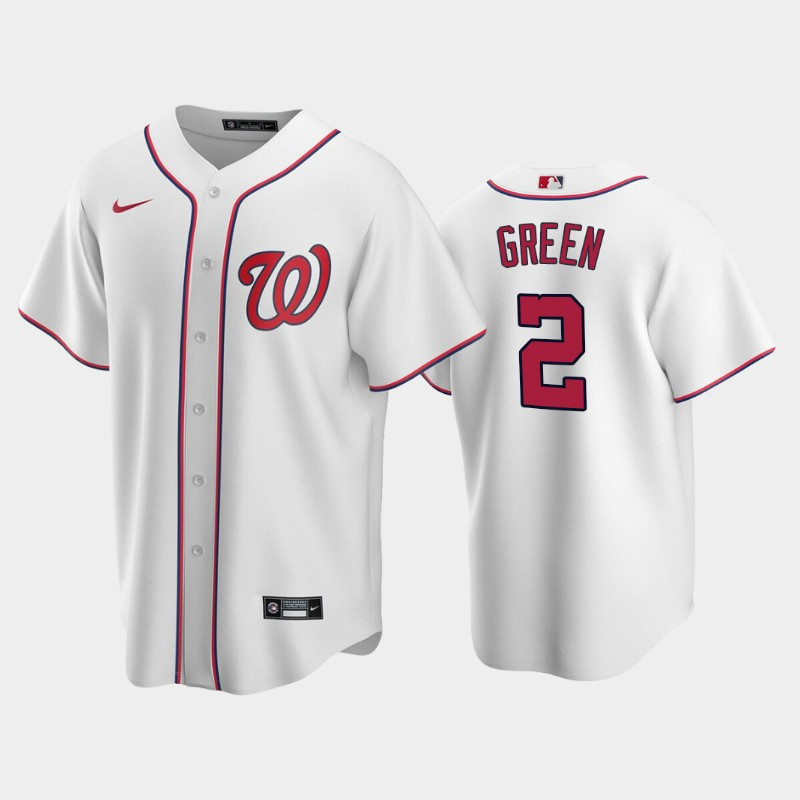 2022-23 Draft Washington Nationals Elijah Green 2 White Home Jersey