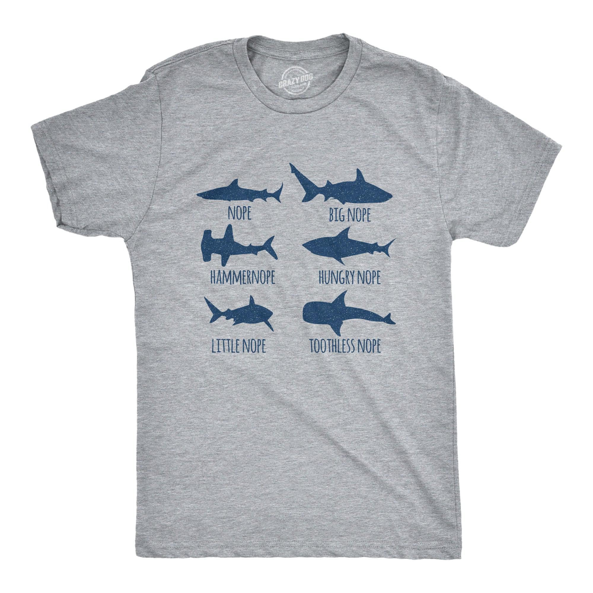 Shark Nope Men’S Tshirt