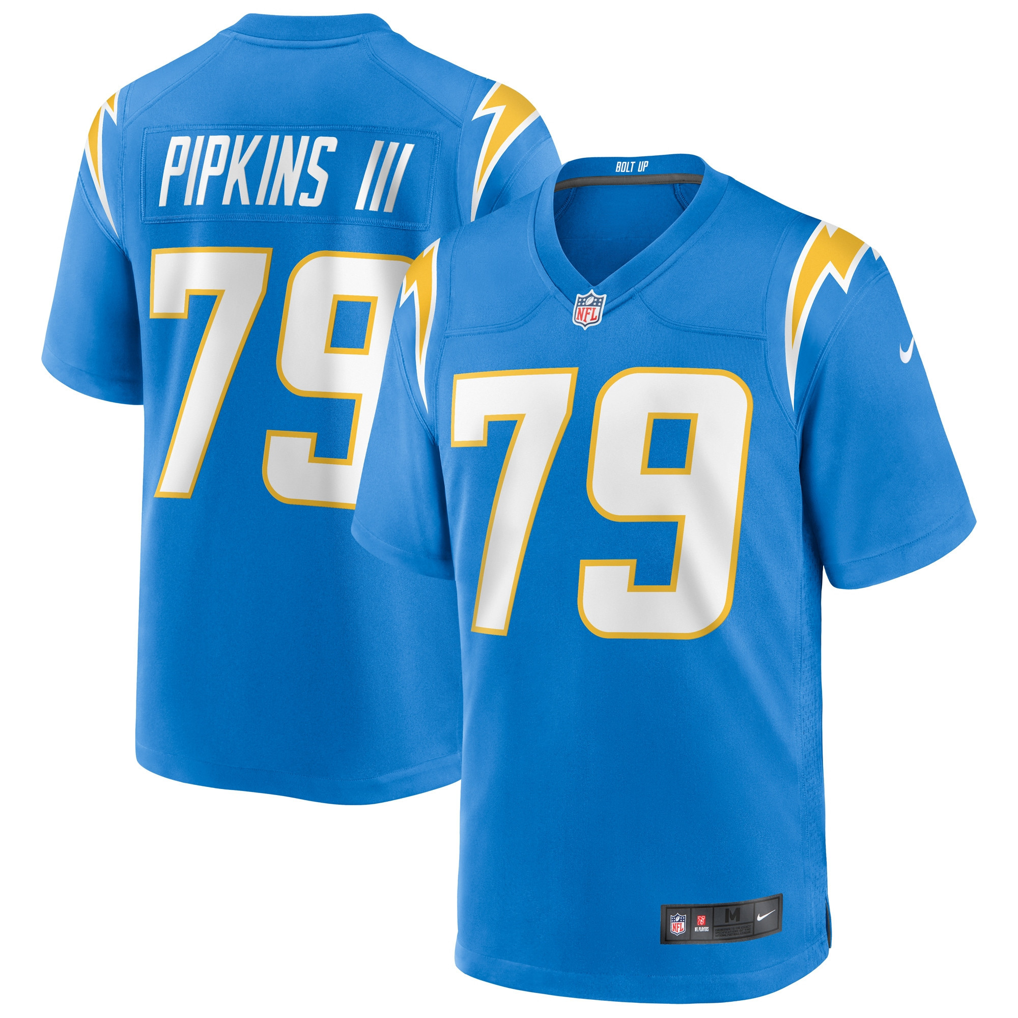 Trey Pipkins Iii Los Angeles Chargers Game Jersey – Powder Blue NFL