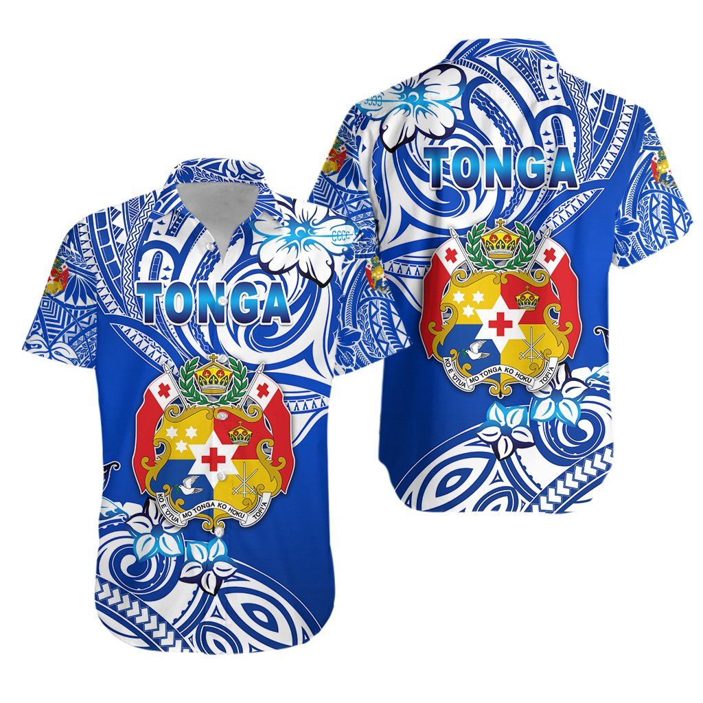 Mate Tonga Rugby Hawaii Shirt Polynesian Unique Vibes Blue Ha67668