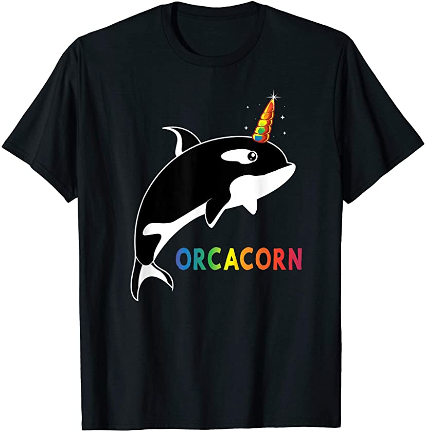 Orca whale art T shirt for women & men, Killerwhale Orcas