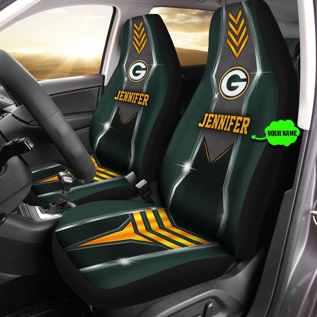 Personalized NNA2906012 Green Bay Packers Car Seat Covers