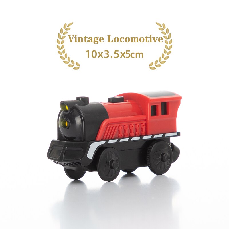 Combination Of Magnetic Electric Locomotive Train Wooden Railway Accessories Compatible With All brands Wooden Tracks Railway alx