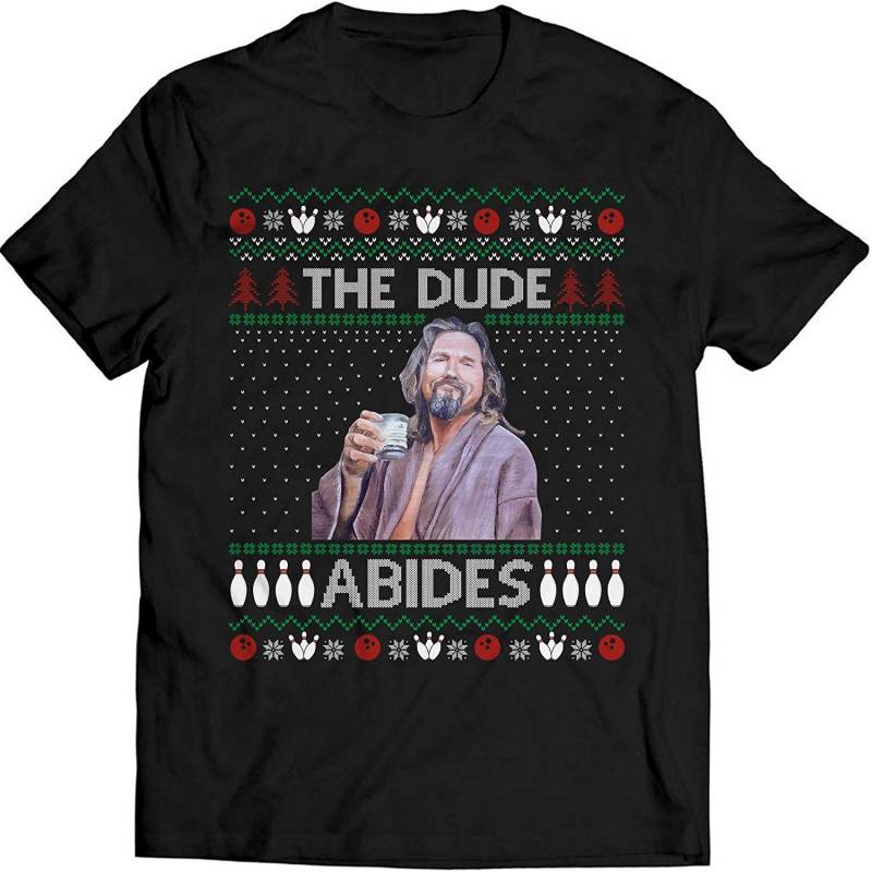 The Dude Abides Ugly Christmas Sweater Funny T Shirt Shirt