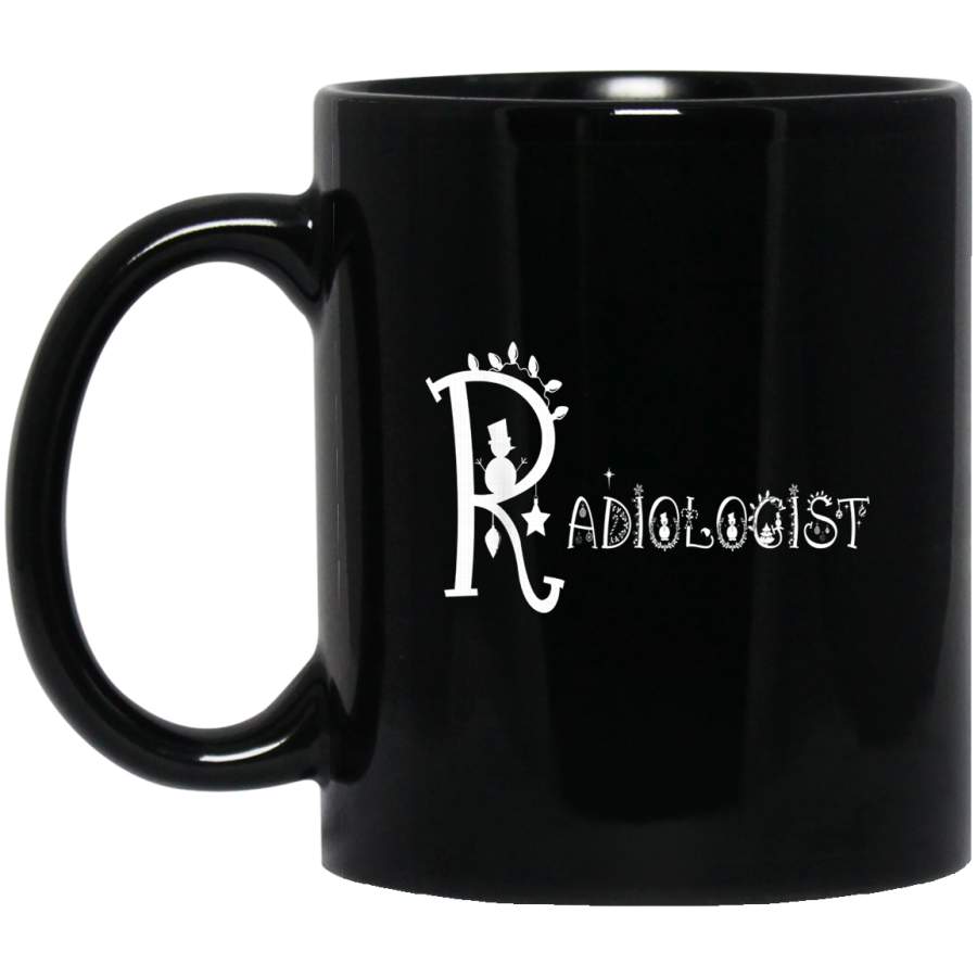 Best Radiologist Ugly Christmas Sweater Radiology Black Mug