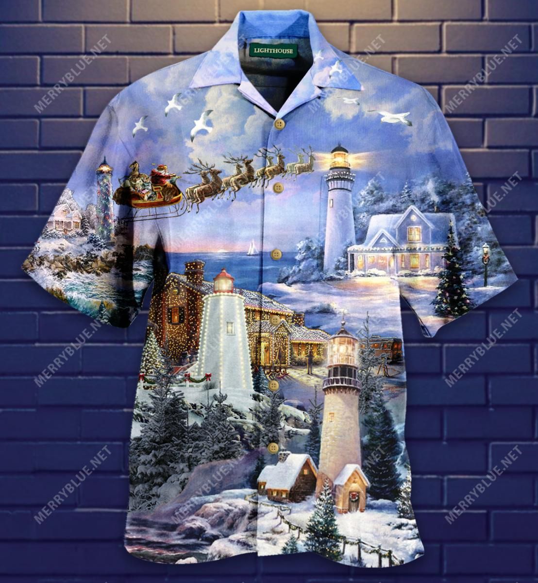 The Magical Light House Aloha Hawaiian Shirt Colorful Short Sleeve Summer Beach Casual Shirt For Men And Women