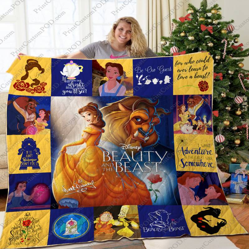 [TA] – Princess Belle (Beauty and The Beast) Quilt Blanket Ver 3