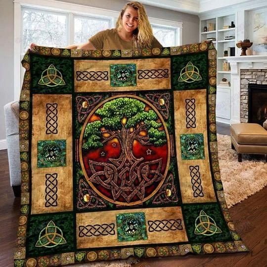 Irish Tree Celtic Quilt Blanket Corethermax