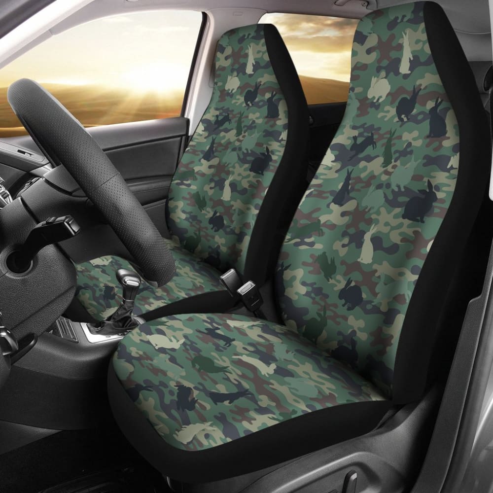 Rabbit Camouflage Car Seat Covers 101819