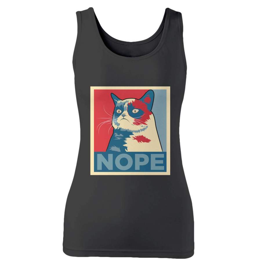 Grumpy Cat Nope Woman’s Tank Top