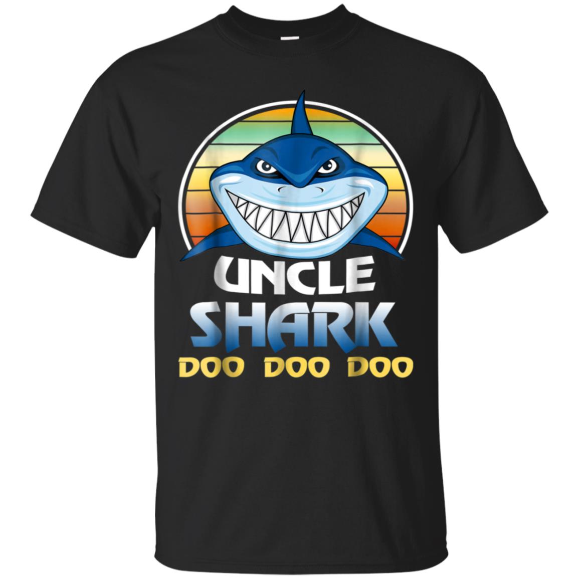 Uncle Shark T-shirt Doo Doo Doo – Funny Gift for Uncle Tee