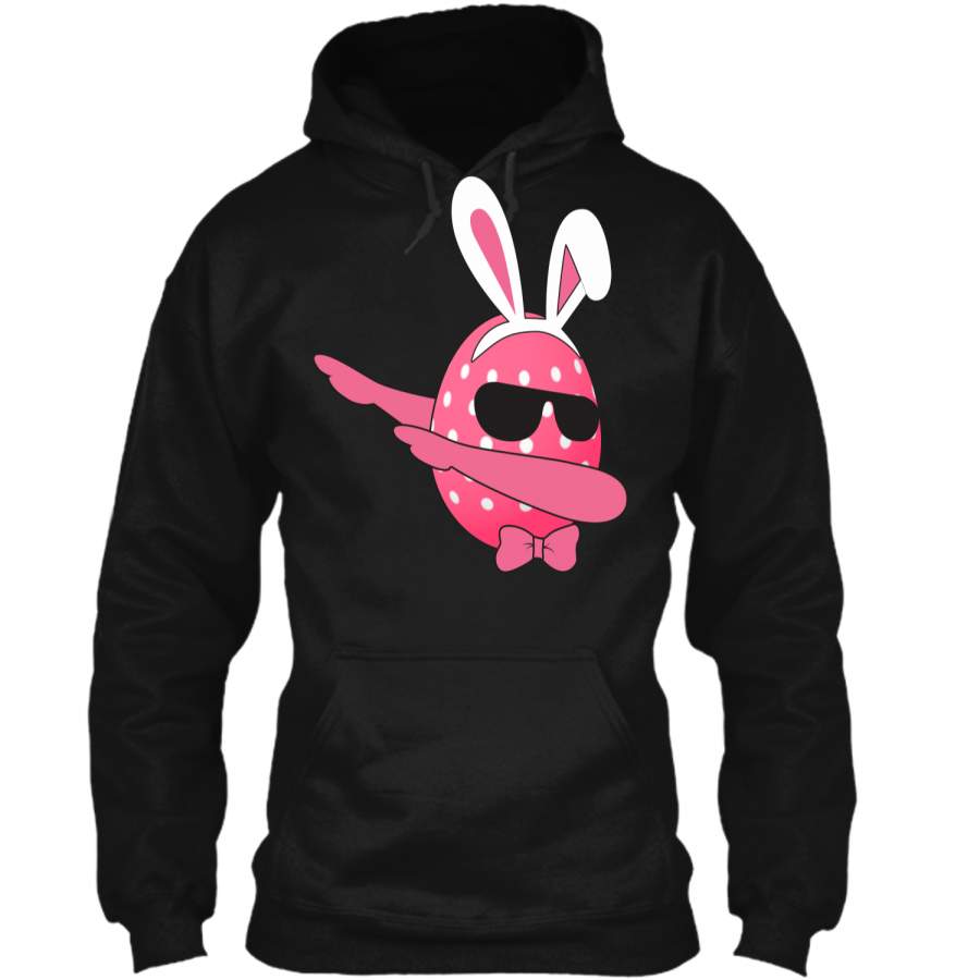 Cute Dab Bunny Egg shirt – Dabbing Emoji Egg Easter T-Shirt Pullover Hoodie 8 oz