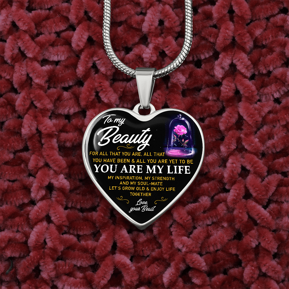 To My Bestie Maid Of Honor Alluring Beauty Necklace, Maid Of Honor Proposal Necklace, Maid Of Honor Gift, Bridal Party, Gift From Bride