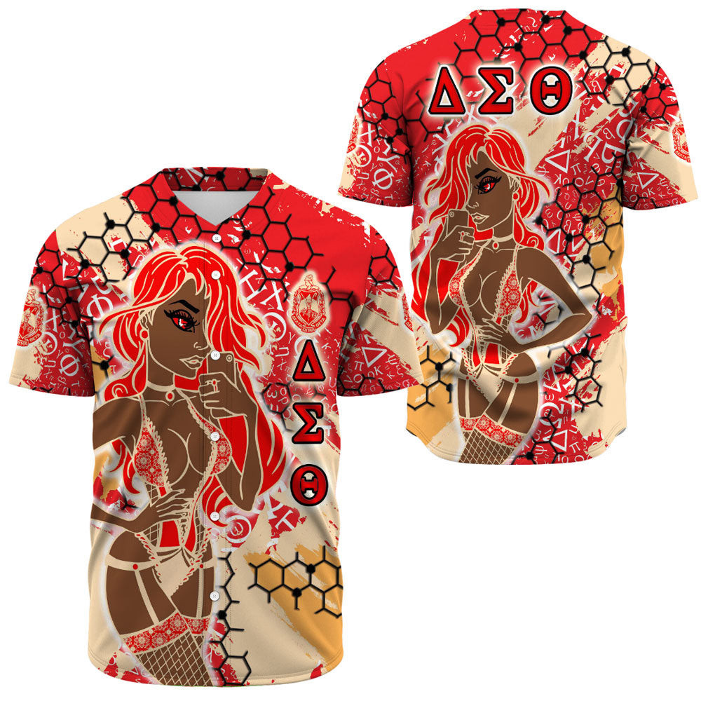 Africa Zone Clothing – Delta Sigma Theta Sorority Special Girl Baseball Jerseys A35