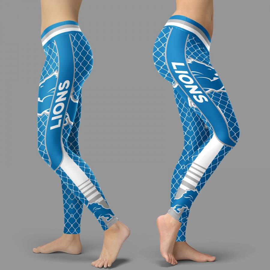 Single Small Line Circle Stylish Fashion Detroit Lions Leggings