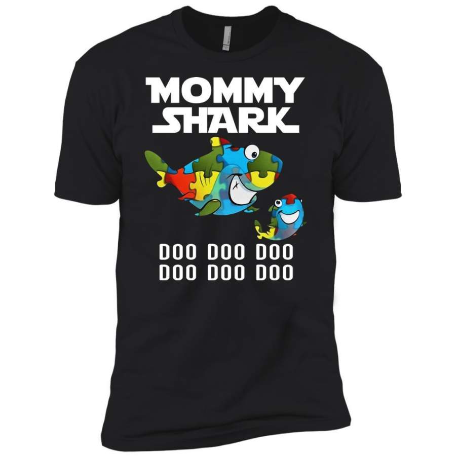 AGR Mommy Shark Autism Doo Doo Doo Shirt Premium