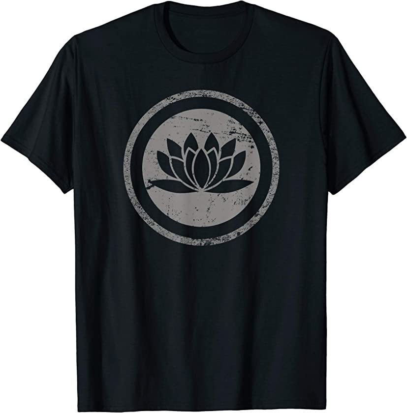 Vintage Lotus Shirt, Buddhist Shirt for Men & Women