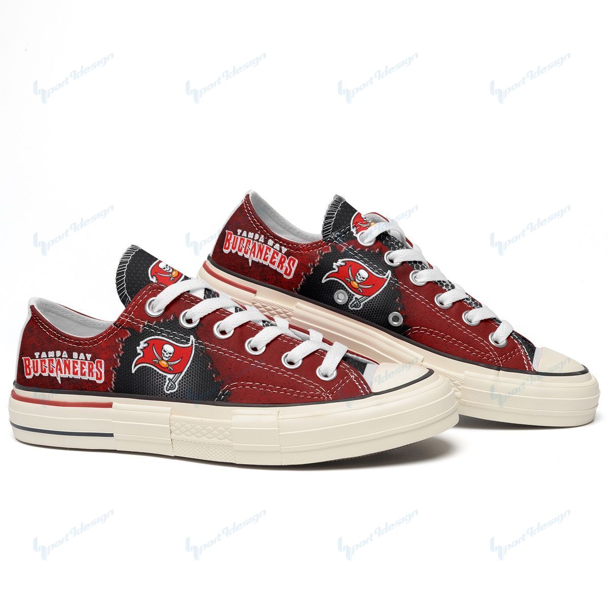 Tampa Bay Buccaneers New Low Top Canvas Shoes 17