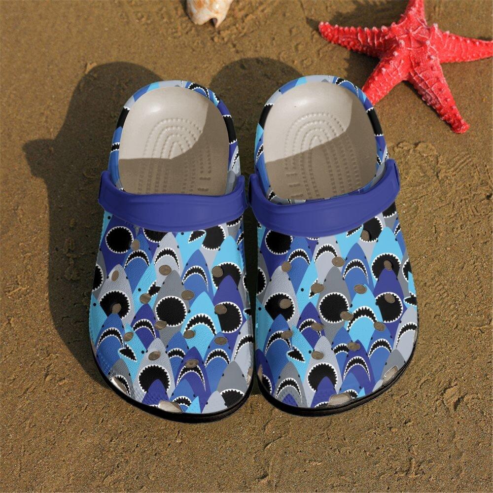 Shark Personalized Clog, Custom Name, Text, Color, Number Fashion Style For Women, Men, Kid, Print 3D Baby Shark