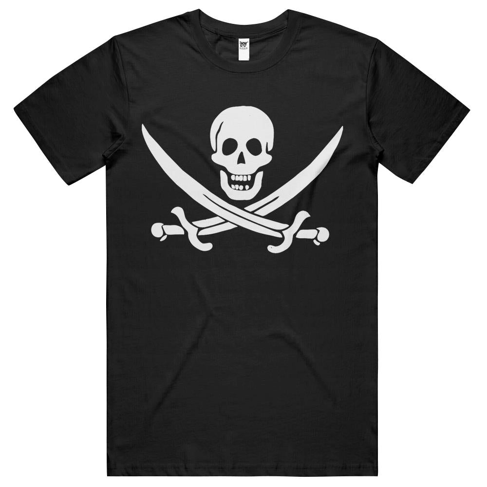 Pirate Jolly Roger Tee – Flag Of Captain Jack Rackham T Shirts