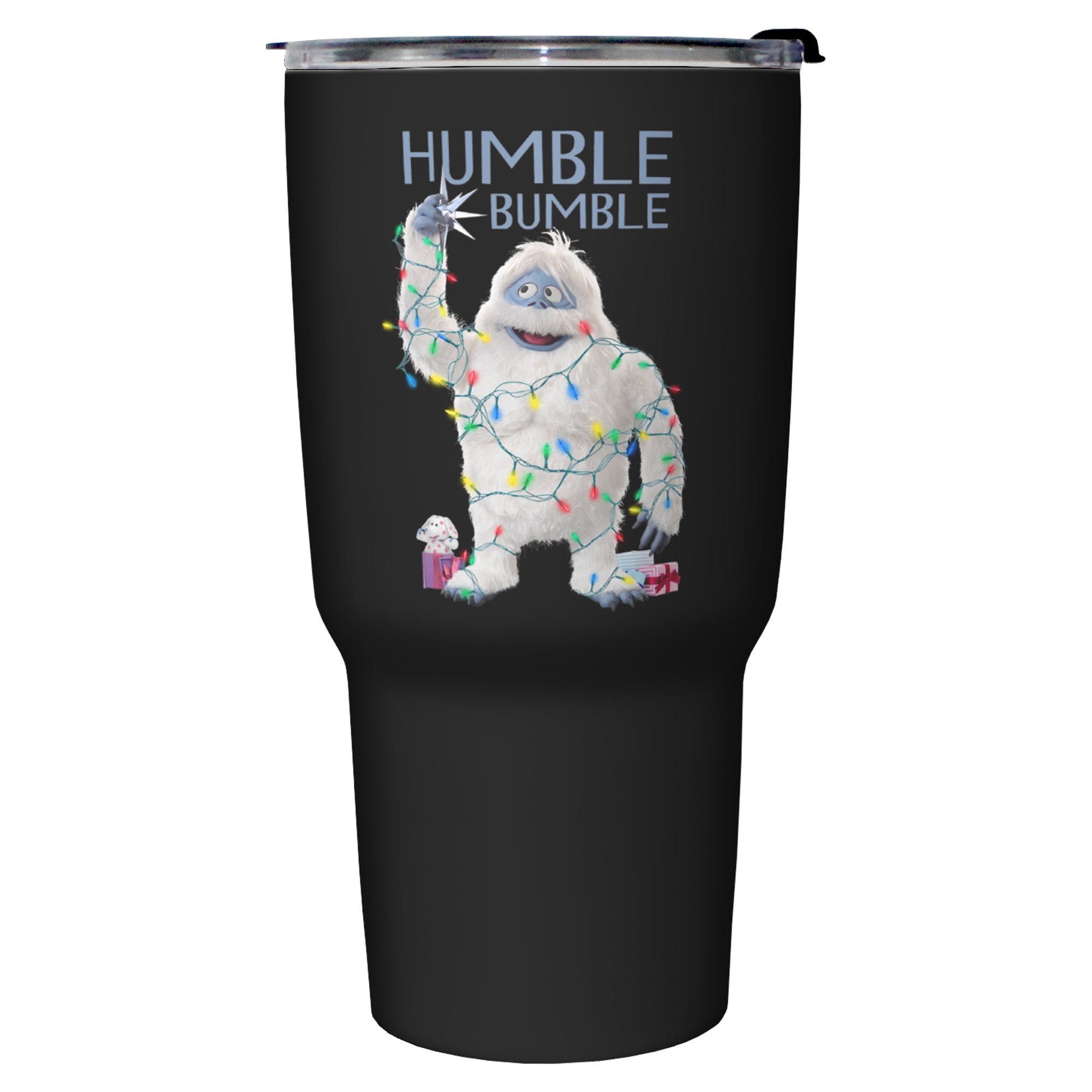 Rudolph The Red-Nosed Reindeer Humble Bumble Stainless Steel Tumbler With Lid