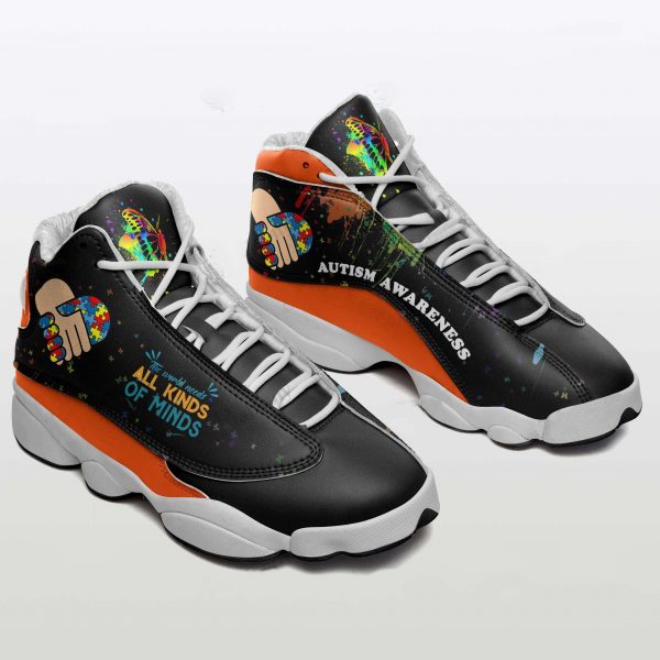 Be Kind Autism Air Jordan 13 Sneaker Shoes Autism Awareness Shoes Gifts For Men Women Ht