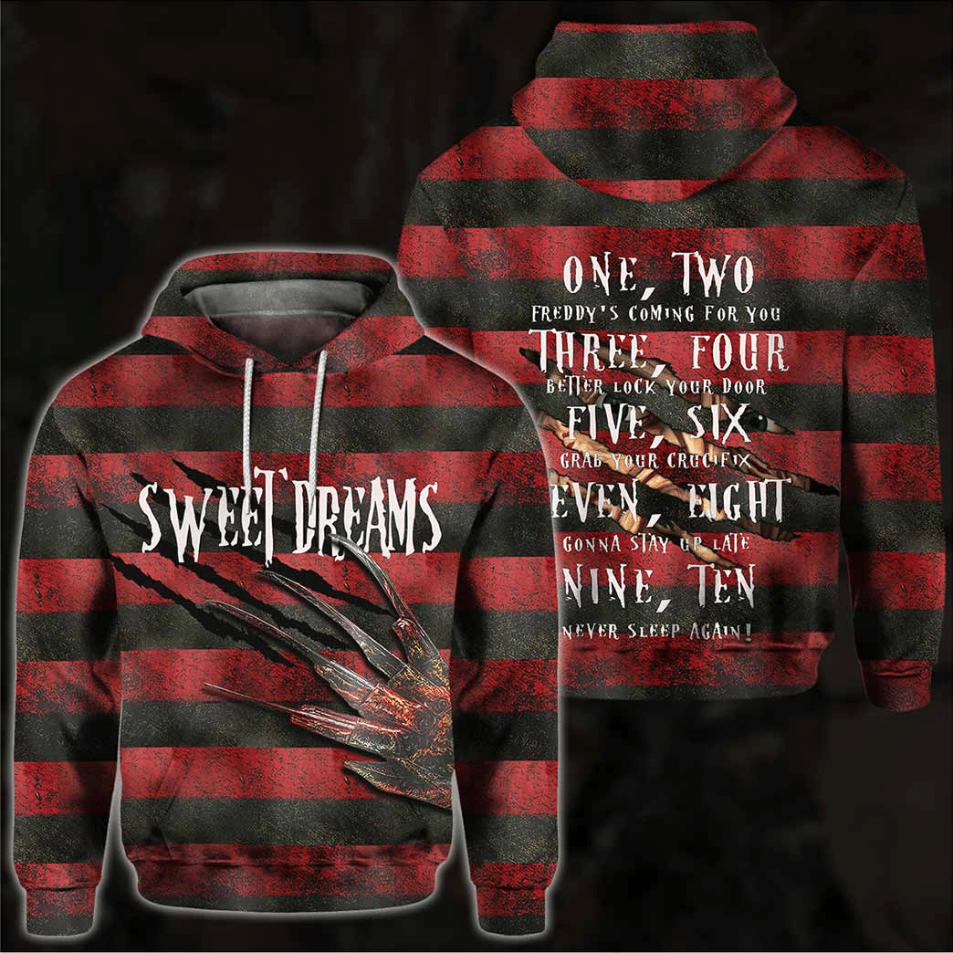 Sweet Dreams One Two Three Halloween 3D All Over Printed