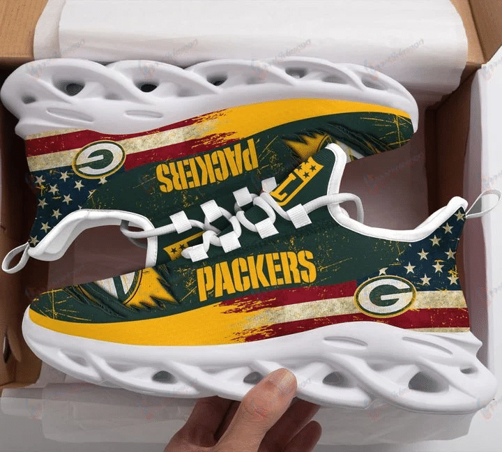 Green Bay Packers Yezy Running Sneakers 682