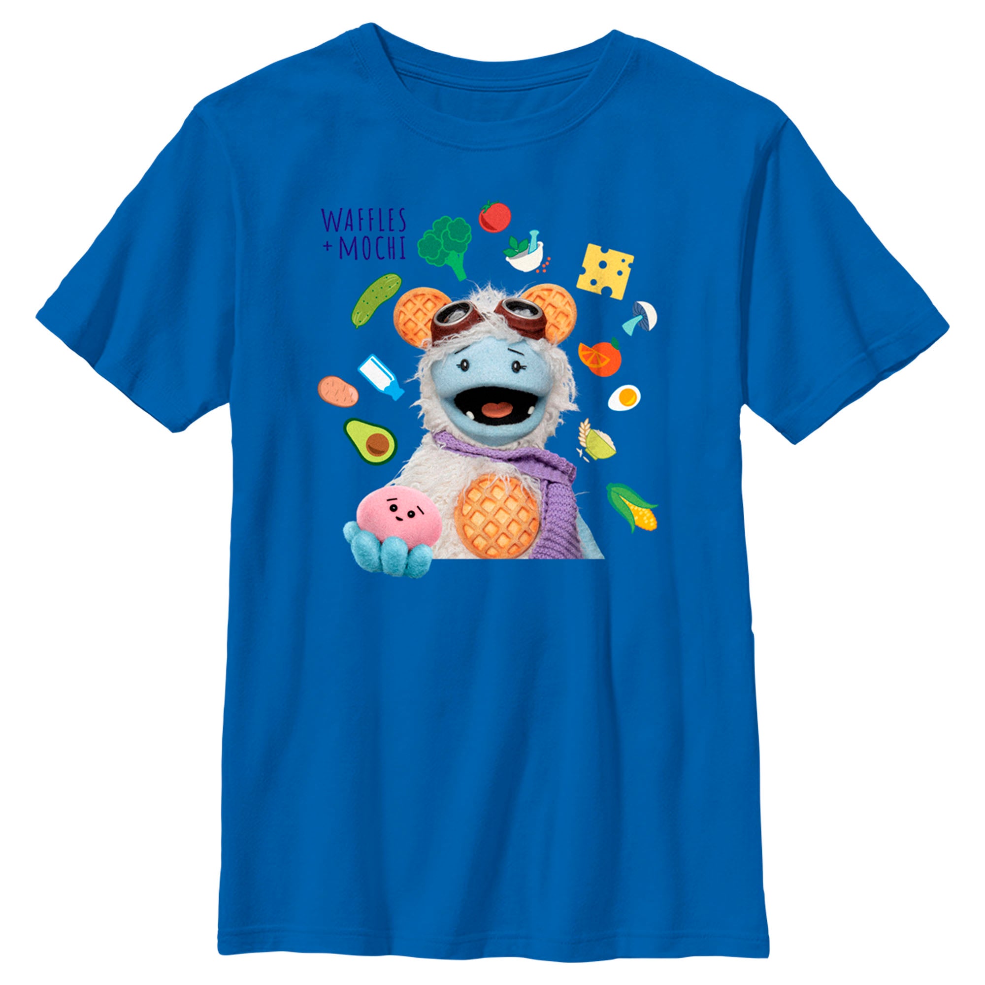 Boy’S Waffles + Mochi Food Fight T-Shirt