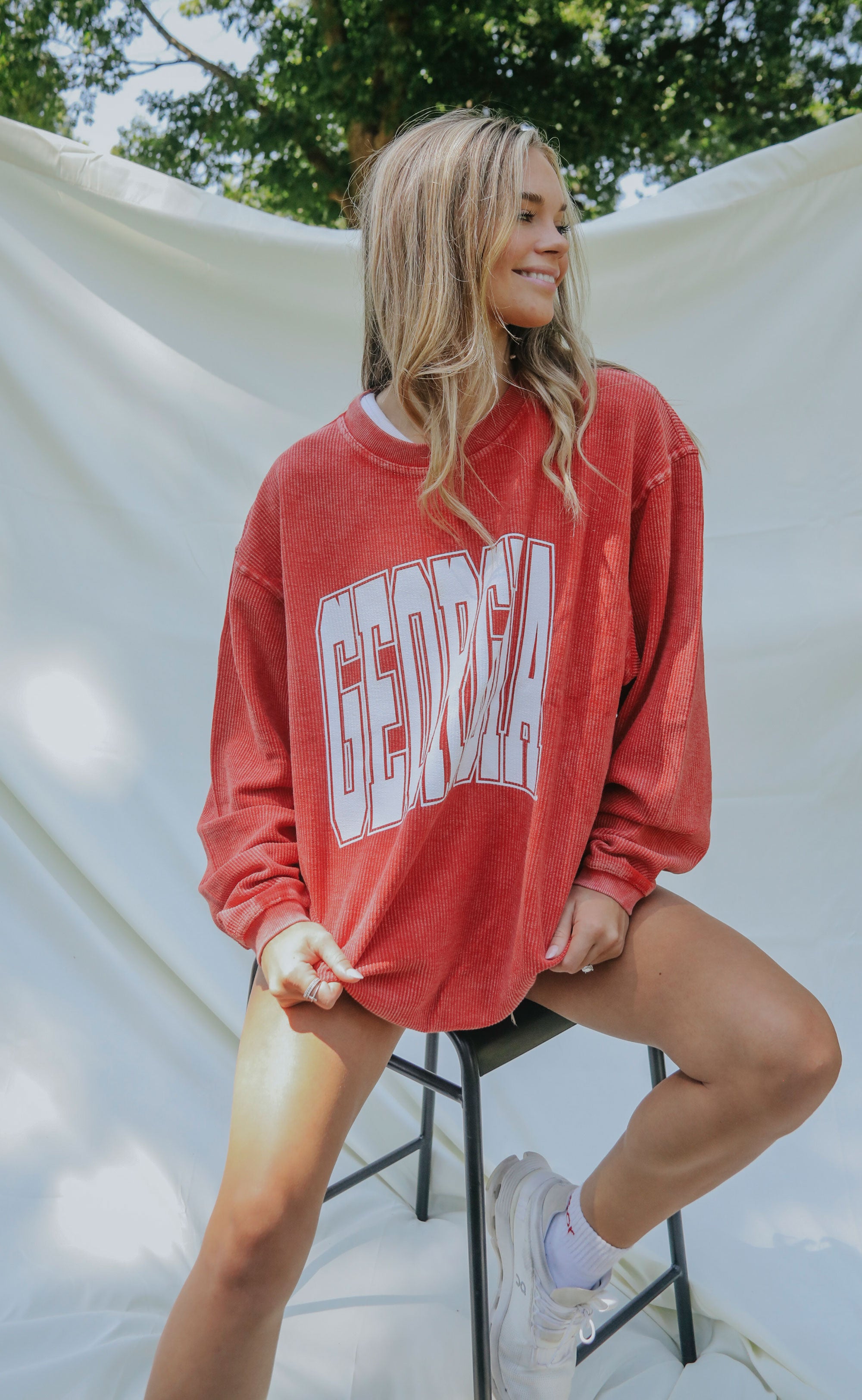 Charlie Southern: Georgia Collegiate Corded Sweatshirt – 2023