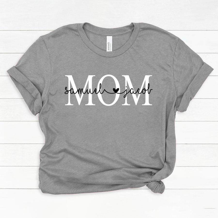 PERSONALIZED MOM SHIRT, CUSTOM MOM SHIRT