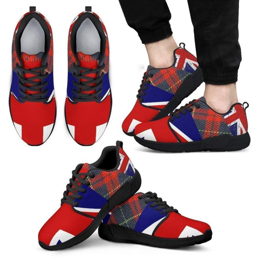 U.K. Men’s Athletic Sneakers Plaid