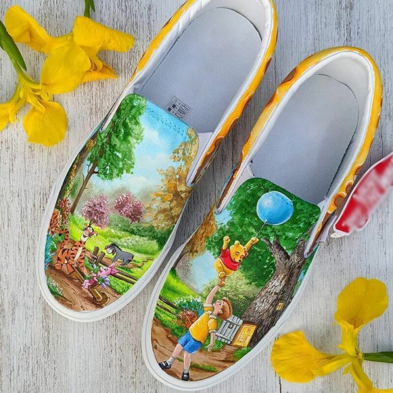 Winnie The Pooh 2 Slip On Shoes