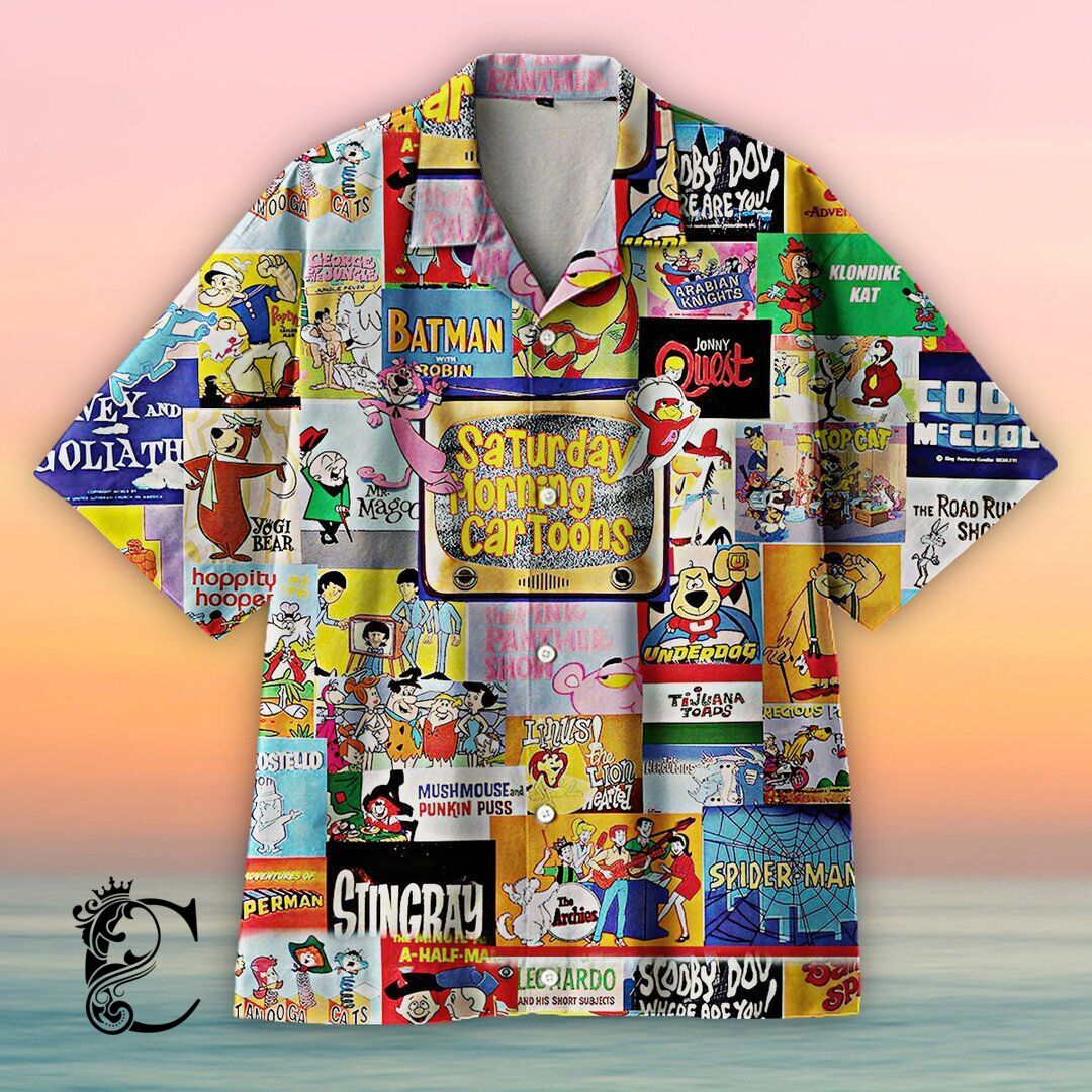 Amazing Saturday Morning Cartoons Hawaiian Shirt