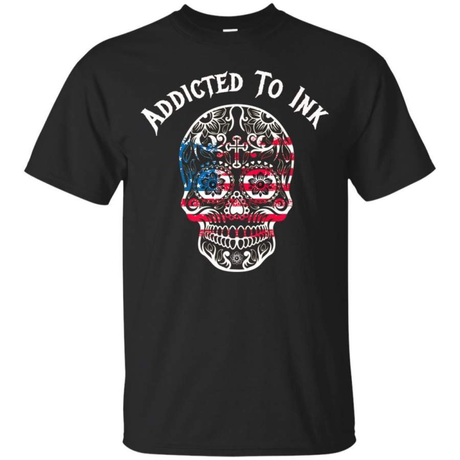 AGR Addicted To Ink Shirt  Tattoo Lover Shirt  Tattoo Gift Jaq T-shirt