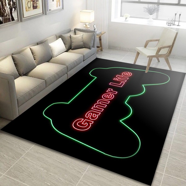 Gamer Life Area Rug, Bedroom Rug – Home Decor  Floor Decor