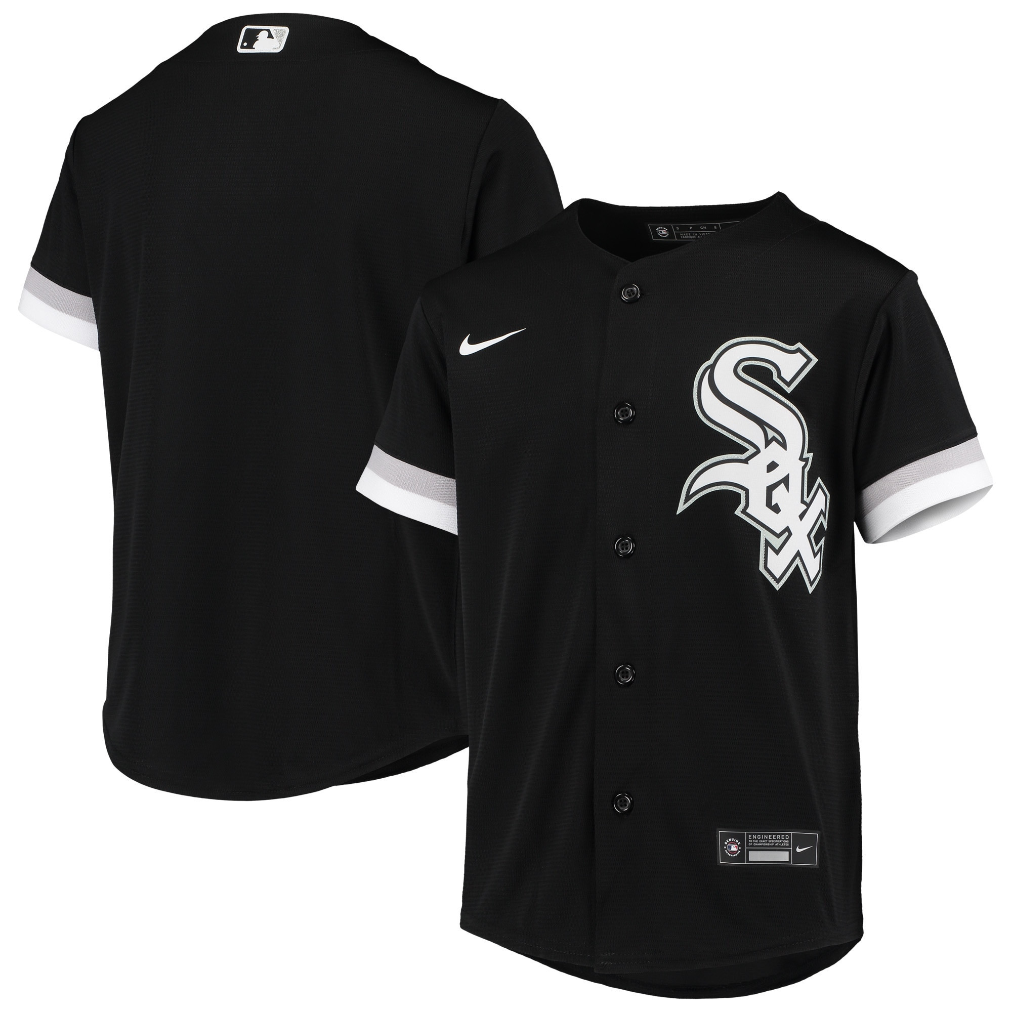 Chicago White Sox Alternate Replica Team Jersey – Black MLB