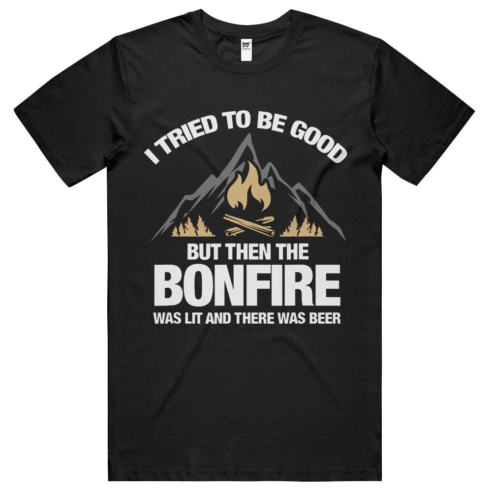 Bonfire Camper Camping Travel Campfire Traveling Nature Gift T Shirts