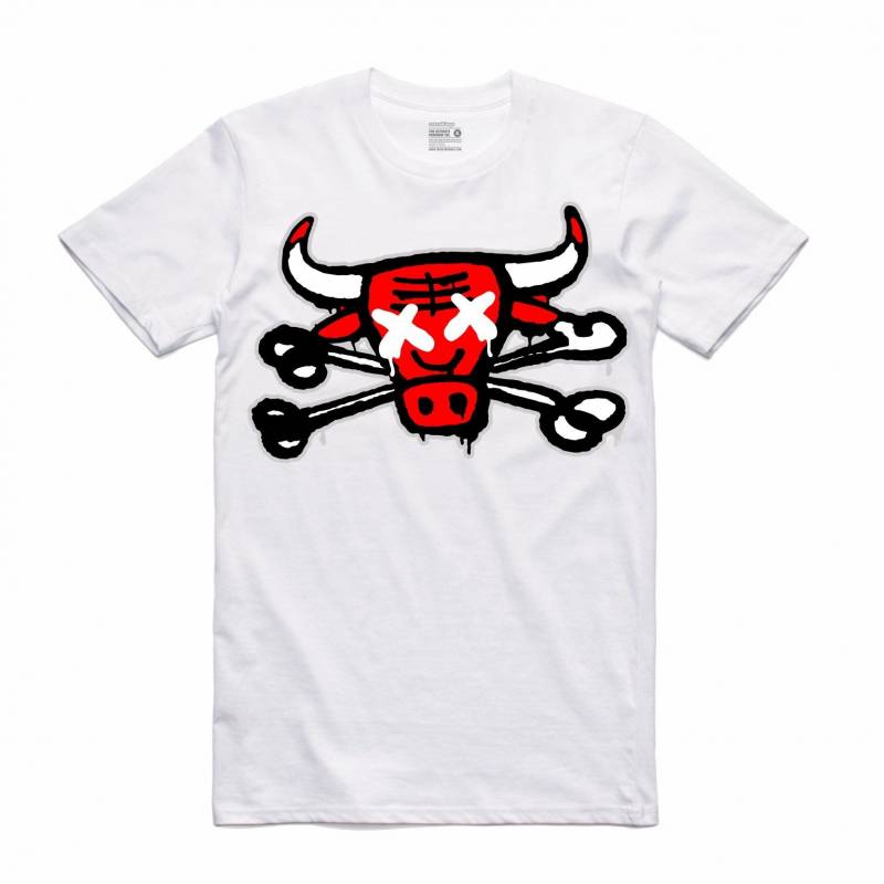 BULLY BONES “CANDY CANE” 14 (WHITE T-SHIRT)