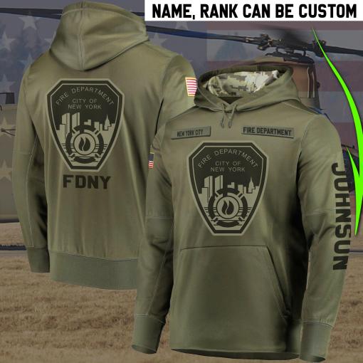 Personalized New York City Fire Department Hoodie, Combo 2 Hoodie Save $10 H4 All Over Printed(6888)