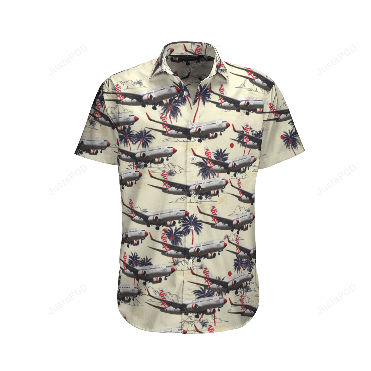 Virgin Australia Airlines Boeing Hawaii Army Hawaii Shirt Ha48342