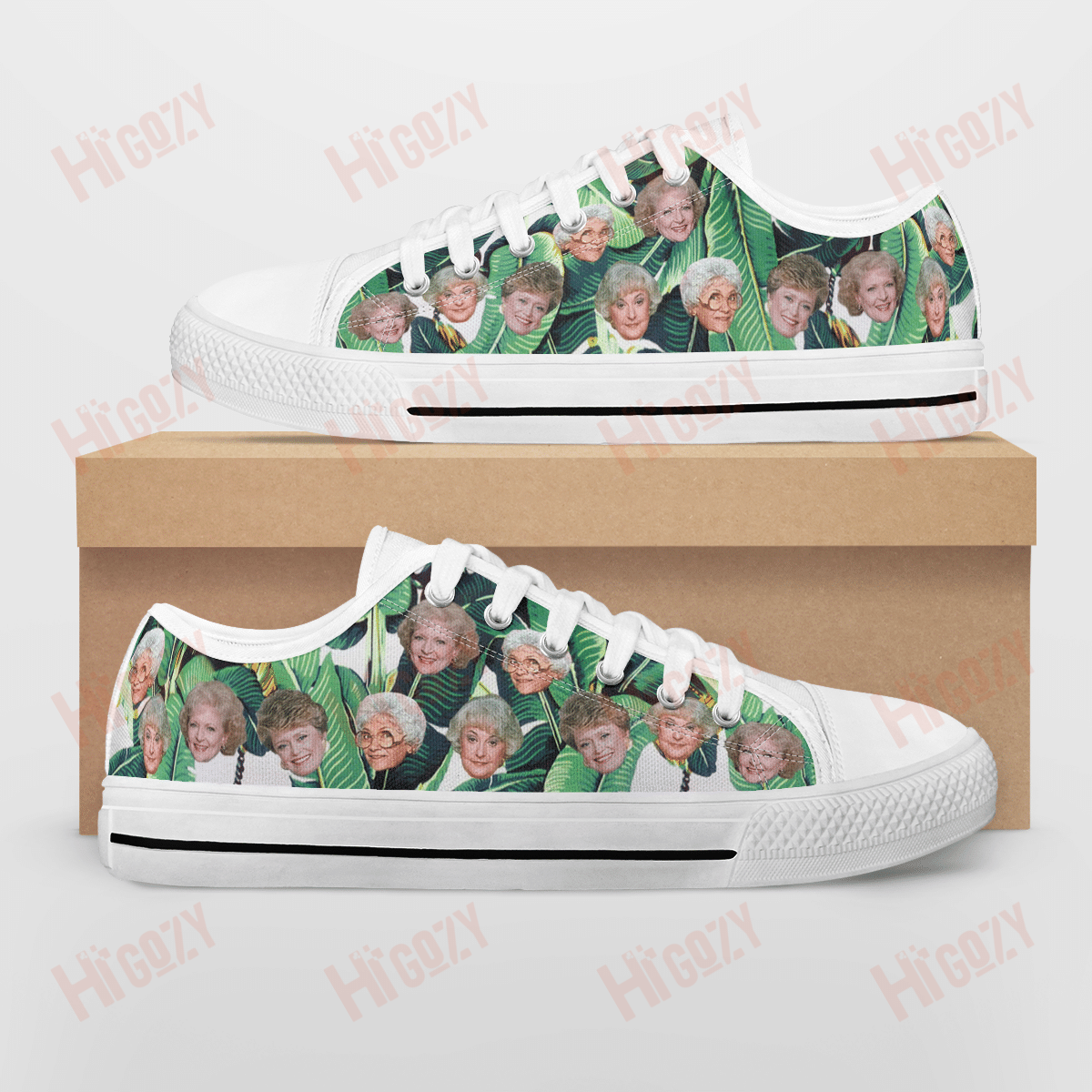 The Golden Girls Sitcom Shoes, The Golden Girls Lowtop Shoes